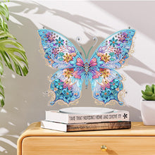 Load image into Gallery viewer, Butterfly Desktop Diamond Art Kits Diamond Art Tabletop Decor Home Office Decor
