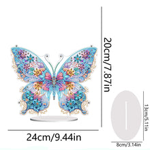 Load image into Gallery viewer, Butterfly Desktop Diamond Art Kits Diamond Art Tabletop Decor Home Office Decor
