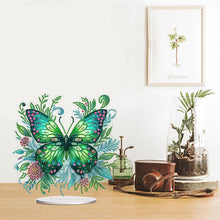 Load image into Gallery viewer, Butterfly Desktop Diamond Art Kits Diamond Art Tabletop Decor Home Office Decor
