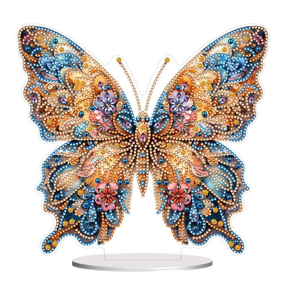 Butterfly Desktop Diamond Art Kits Diamond Art Tabletop Decor Home Office Decor