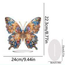 Load image into Gallery viewer, Butterfly Desktop Diamond Art Kits Diamond Art Tabletop Decor Home Office Decor
