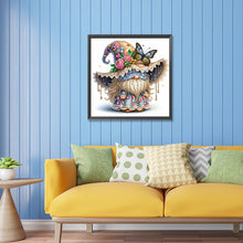 Load image into Gallery viewer, Diamond Painting - Partial Special Shaped - spring butterfly gnome (30*30CM)
