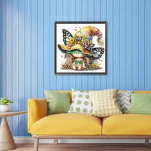 Load image into Gallery viewer, Diamond Painting - Partial Special Shaped - spring butterfly gnome (30*30CM)
