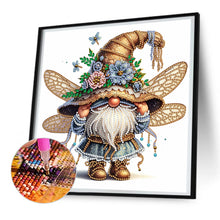 Load image into Gallery viewer, Diamond Painting - Partial Special Shaped - spring dragonfly gnome (30*30CM)
