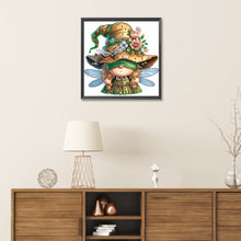 Load image into Gallery viewer, Diamond Painting - Partial Special Shaped - spring dragonfly gnome (30*30CM)
