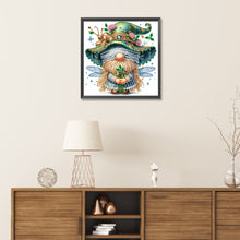Load image into Gallery viewer, Diamond Painting - Partial Special Shaped - spring dragonfly gnome (30*30CM)
