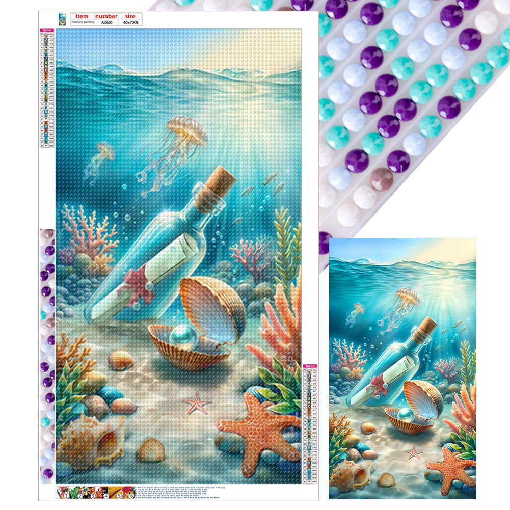 Diamond Painting - Full Round - Fresh sea bottom (40*70CM)