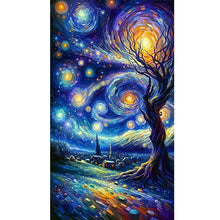 Load image into Gallery viewer, Diamond Painting - Full Round - Fantasy starry sky (40*70CM)
