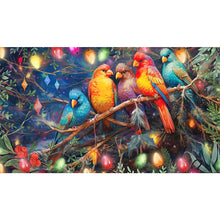 Load image into Gallery viewer, Diamond Painting - Full Round - five parrots (70*40CM)
