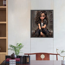 Load image into Gallery viewer, Diamond Painting - Full Square - little girl (40*50CM)
