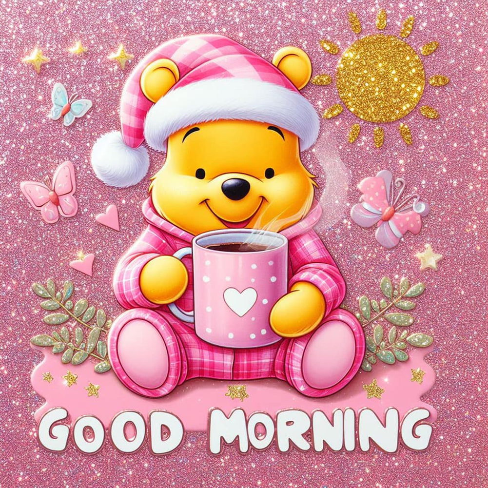 Diamond Painting - Full Round - Winnie the Pooh (40*40CM)