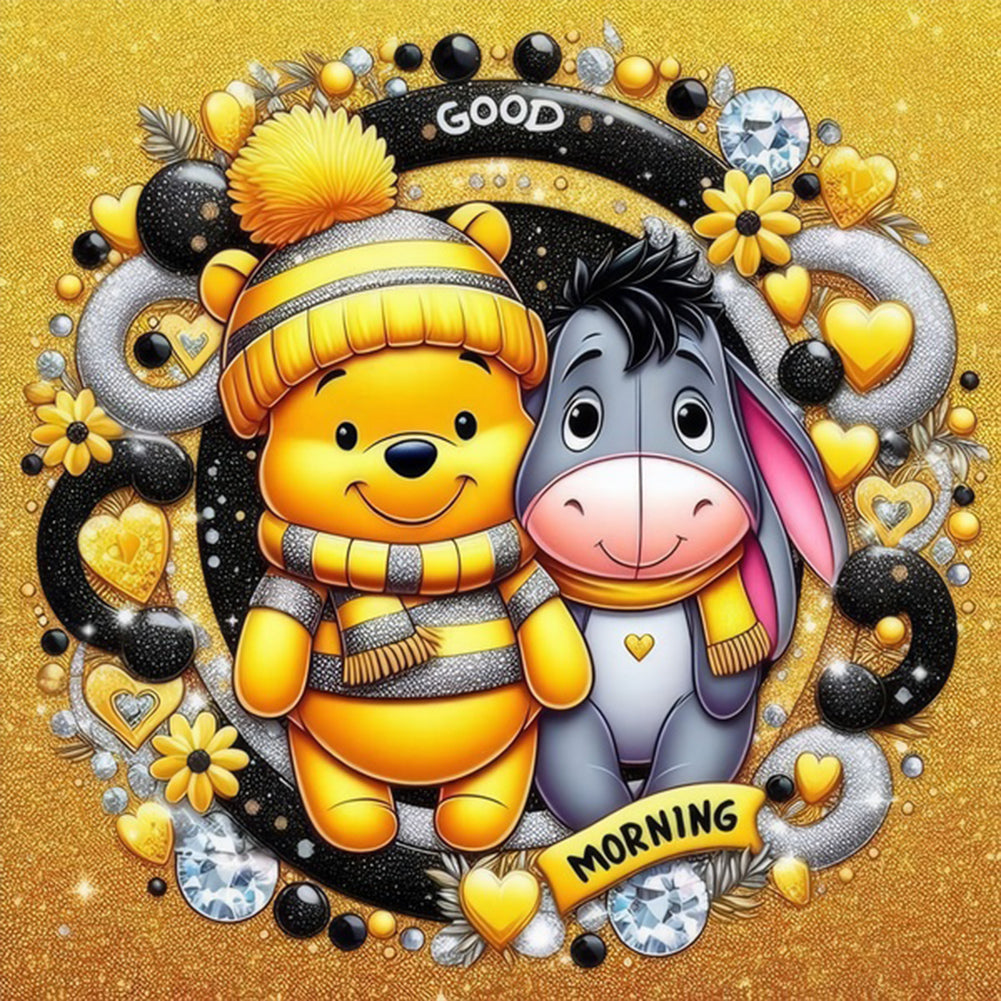 Diamond Painting - Full Round - Winnie the Pooh (40*40CM)