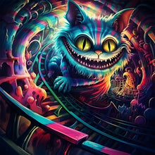 Load image into Gallery viewer, Diamond Painting - Full Round - Alice in Wonderland Cheshire Cat (40*40CM)
