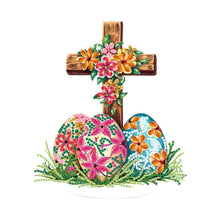 Load image into Gallery viewer, Special Shaped 5D Easter Egg Cross DIY Diamond Art Tabletop Decor Bedroom Decor
