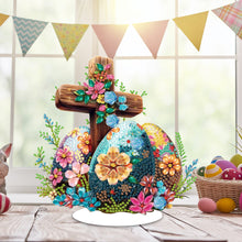 Load image into Gallery viewer, Special Shaped 5D Easter Egg Cross DIY Diamond Art Tabletop Decor Bedroom Decor
