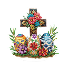 Load image into Gallery viewer, Special Shaped 5D Easter Egg Cross DIY Diamond Art Tabletop Decor Bedroom Decor
