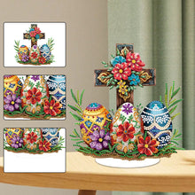 Load image into Gallery viewer, Special Shaped 5D Easter Egg Cross DIY Diamond Art Tabletop Decor Bedroom Decor
