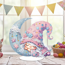 Load image into Gallery viewer, Special Shaped 5D Girl With Moon Diamond Art Tabletop Decor Bedroom Home Decor
