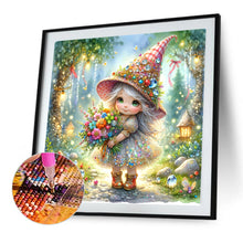 Load image into Gallery viewer, Diamond Painting - Full Square - little girl giving flowers in spring (40*40CM)

