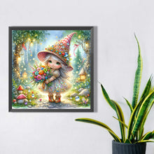 Load image into Gallery viewer, Diamond Painting - Full Square - little girl giving flowers in spring (40*40CM)
