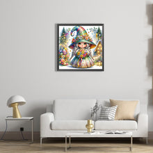 Load image into Gallery viewer, Diamond Painting - Full Square - little girl giving flowers in spring (40*40CM)
