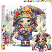 Load image into Gallery viewer, Diamond Painting - Full Square - little girl giving flowers in spring (40*40CM)
