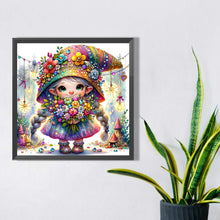 Load image into Gallery viewer, Diamond Painting - Full Square - little girl giving flowers in spring (40*40CM)
