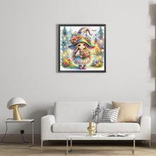 Load image into Gallery viewer, Diamond Painting - Full Square - little girl giving flowers in spring (40*40CM)
