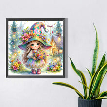 Load image into Gallery viewer, Diamond Painting - Full Square - little girl giving flowers in spring (40*40CM)
