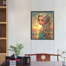 Load image into Gallery viewer, Diamond Painting - Full Round - seaside fairy girl (40*50CM)
