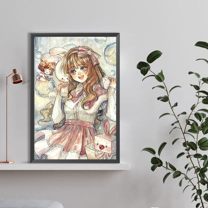 Diamond Painting - Full Round - sweet girl (40*60CM)