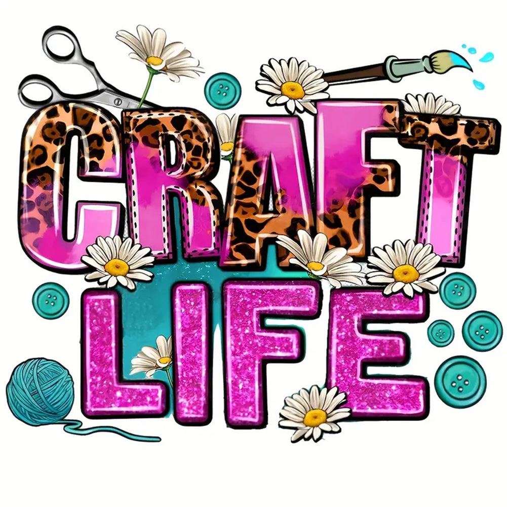 Diamond Painting - Full Round - Handmade life (30*30CM)