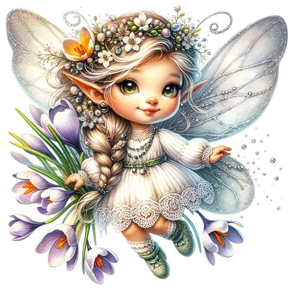 Diamond Painting - Full Round - tulip elf (30*30CM)