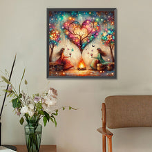 Load image into Gallery viewer, Diamond Painting - Full Round - abstract trees (30*30CM)
