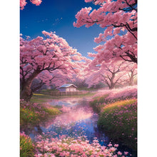 Load image into Gallery viewer, Diamond Painting - Full Square - Romantic Sakura (30*40CM)
