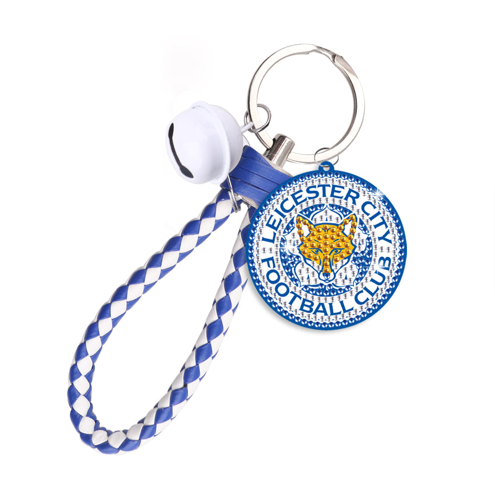 Double Sided Football Club FA Diamond Painting Art Keychain Pendant Home Decor