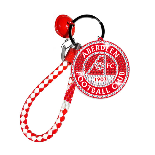 Double Side Aberdeen F.C. Diamond Painting Art Keychain Pendant Home Decor Craft