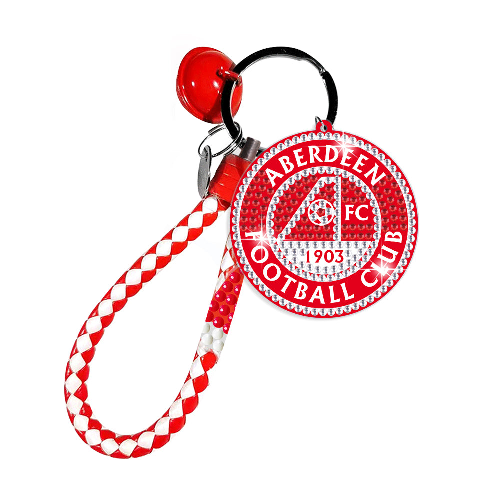 Double Side Aberdeen F.C. Diamond Painting Art Keychain Pendant Home Decor Craft