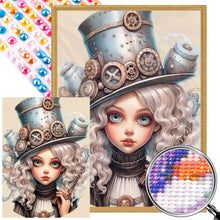 Load image into Gallery viewer, AB Diamond Painting - Full Round - steampunk girl (40*55CM)
