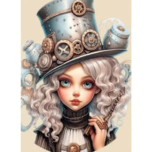 Load image into Gallery viewer, AB Diamond Painting - Full Round - steampunk girl (40*55CM)
