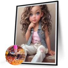 Load image into Gallery viewer, Diamond Painting - Full Square - little girl (30*40CM)
