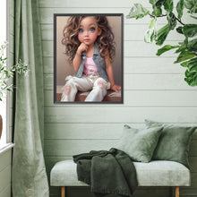 Load image into Gallery viewer, Diamond Painting - Full Square - little girl (30*40CM)
