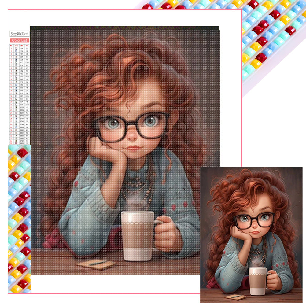 Diamond Painting - Full Square - little girl (30*40CM)