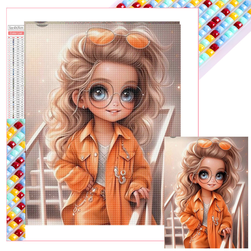 Diamond Painting - Full Square - little girl (30*40CM)