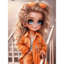Load image into Gallery viewer, Diamond Painting - Full Square - little girl (30*40CM)
