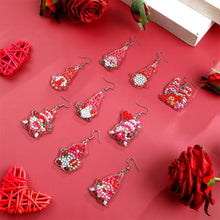 Load image into Gallery viewer, 9 Pairs Double Sided Diamond Painting Earrings Couple Gnome for Jewelry Crafting
