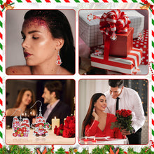 Load image into Gallery viewer, 9 Pairs Double Sided Diamond Painting Earrings Couple Gnome for Jewelry Crafting
