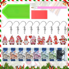 Load image into Gallery viewer, 9 Pairs Double Sided Diamond Painting Earrings Couple Gnome for Jewelry Crafting
