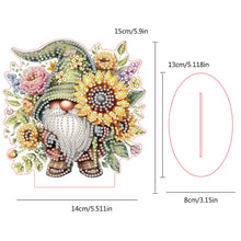 Load image into Gallery viewer, Single-Side Special Shape Spring Gnome Desktop Diamond Art Kits for Home Decor
