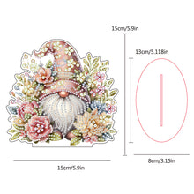 Load image into Gallery viewer, Single-Side Special Shape Spring Gnome Desktop Diamond Art Kits for Home Decor
